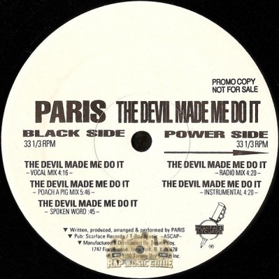 Paris - The Devil Made Me Do It