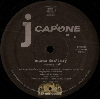 J. Capone - Mama Don't Cry