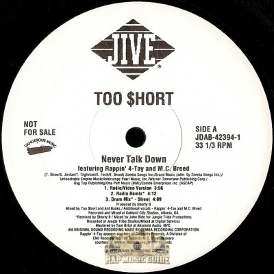 Too Short - Never Talk Down