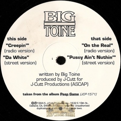 Big Toine - Peep Game