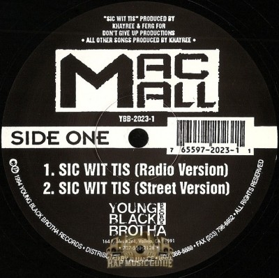 Mac Mall - Sic Wit Tis