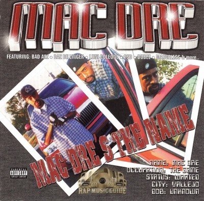 Mac Dre - Mac Dre's The Name