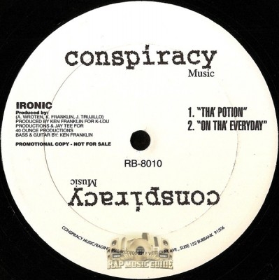 Ironic - Tha Potion / On Tha Everyday