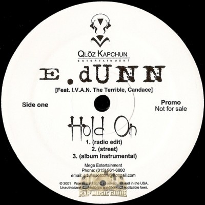 E. Dunn - Hold On / It Get's Dangerous