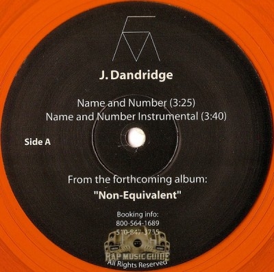 J. Dandridge - Name and Number