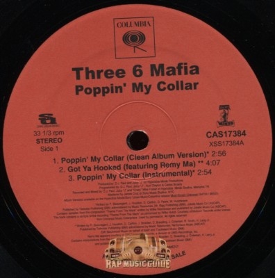 Three 6 Mafia - Poppin My Collar