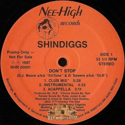 Shindiggs - Don't Stop