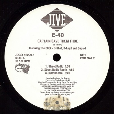 E-40 - Captain Save Them Thoe