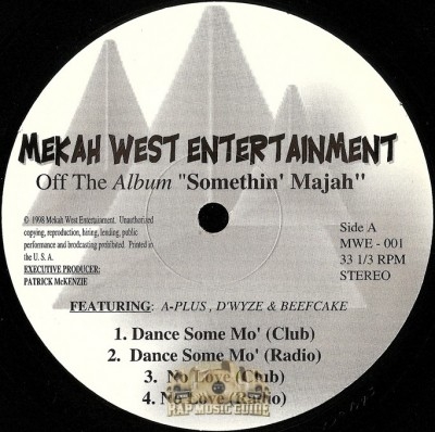 Mekah West Entertainment - Somethin' Majah EP