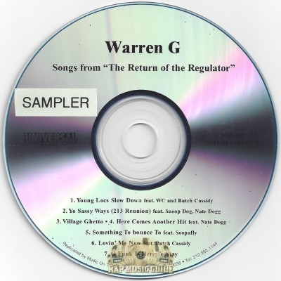 Warren G - The Return Of The Regulator (Sampler)