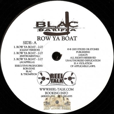 Blac Da Rippa - Row Ya Boad / Mardigras